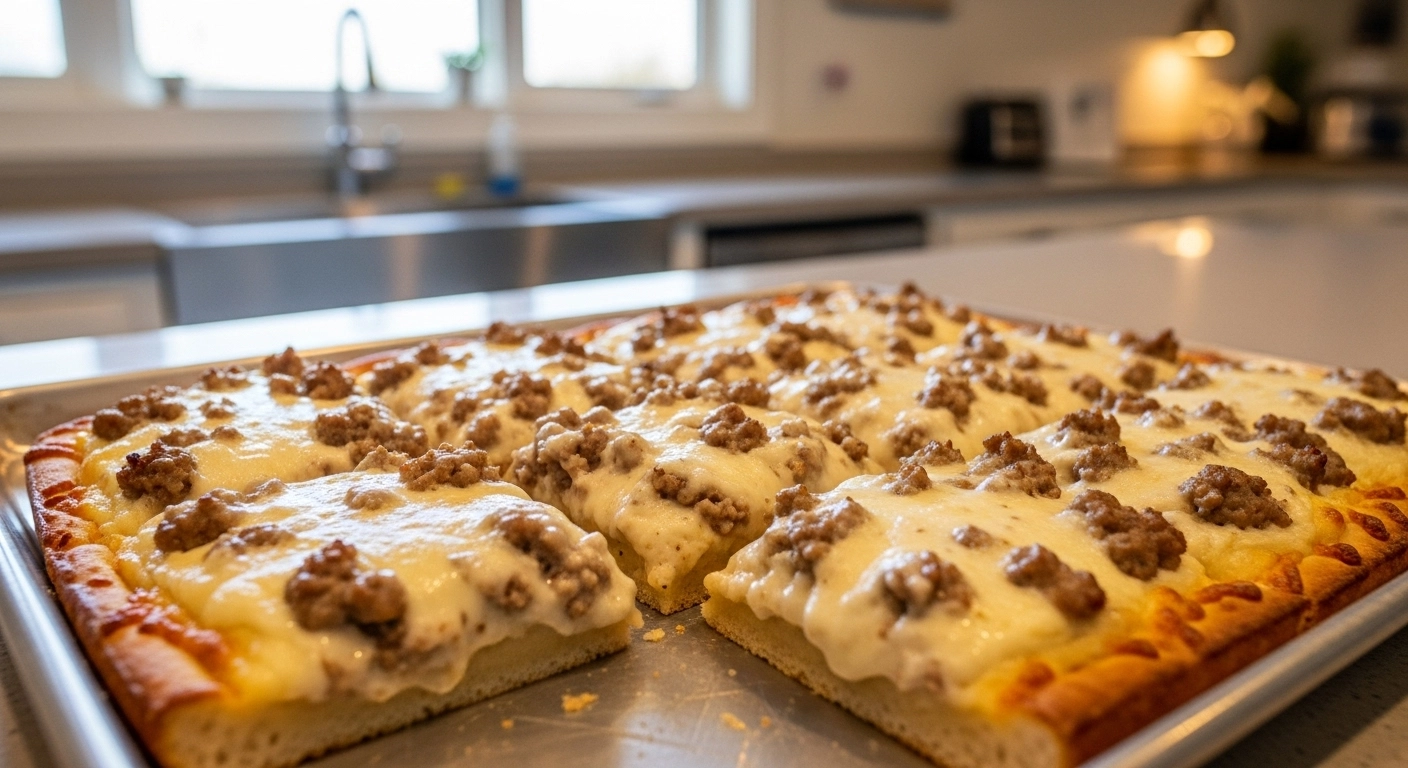 School Breakfast Pizza Recipe